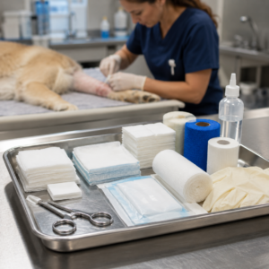 Bandaging and wound care